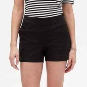 NWT Banana Republic Black High Waist 4" Shorts